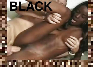 Black  ebony twin girls sucks  fucks white dick - part 1