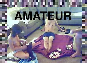 amatör, ev-yapımı, kam, sapık-voyeur, üç-kişilik-grup, web-kamerası