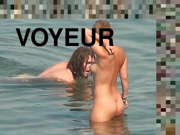 Voyeur loves watching her nude