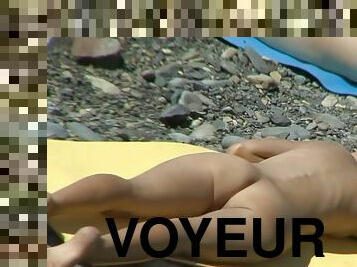 nudisti, vani, kemera, plaža, voajer, mladi-18, napaljeni, sakriveno