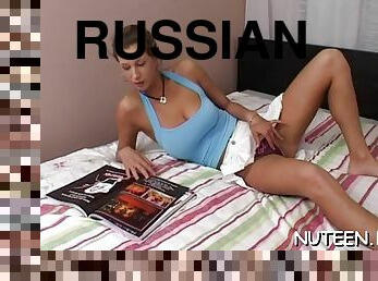 gros-nichons, russe, ados, hardcore, magnifique, brunette, putain, insertion