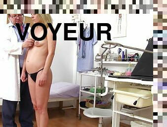 maigre, médecin, milf, maman, cam, espion, voyeur, tchèque, caché, examen-gyno