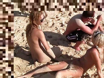 nudisti, amaterski, plaža