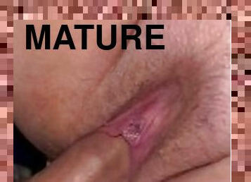 Mature creampie