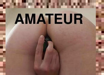 masturbation, amateur, anal, bout-a-bout, fétiche, solo