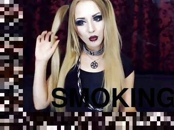 Xandria smoking