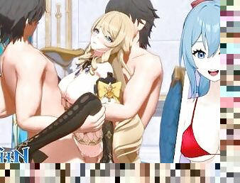 Vtuber Hentai React: "Navia Held Down and Creampied" - Genshin Impact !