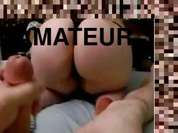 cul, gros-nichons, masturbation, amateur, énorme-bite, ados, belle-femme-ronde, secousses, point-de-vue, blonde