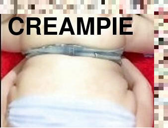 posisi-seks-doggy-style, isteri, amatir, dewasa, sayang, buatan-rumah, creampie-ejakulasi-di-dalam-vagina-atau-anus-dan-keluarnya-tetesan-sperma, wanita-gemuk-yang-cantik, gemuk, putih