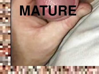 masturbation, mature, ejaculation-sur-le-corps, énorme-bite, branlette, ejaculation, horny, sperme, massive, solo