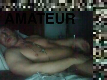 papa, masturbation, amateur, énorme-bite, gay, branlette, secousses, solo, pappounet, musclé