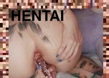 pai, masturbação, amador, anal, adolescente, brinquedo, langerie, hentai, apertado, dildo