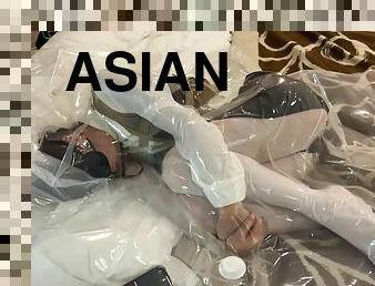 asia, bdsm-seks-kasar-dan-agresif, bondage-seks-dengan-mengikat-tubuh, berambut-cokelat