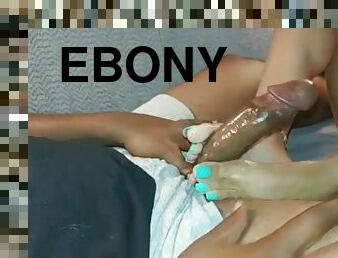 Ebony feet and work