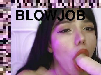 Cute teen begs to be fucked/sloppy bj creamy masturbation POV