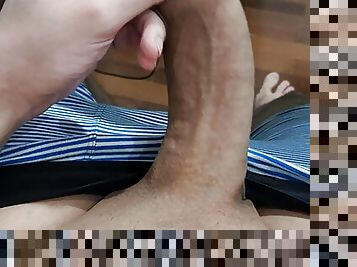 onani, amatør, cumshot, stor-pikk, tenåring, homofil, handjob, ung-18, alene, twink