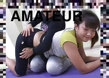 amatør, japansk, spanking