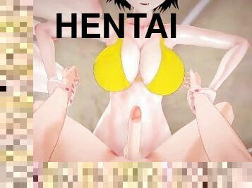 point-de-vue, anime, hentai, bikini