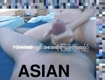 asian, amateur, perempuan-jelita, zakar-besar, merangsang-dengan-tangan, awek-perempuan, fetish, zakar