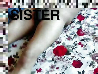 sister freind seeing boy masturbation