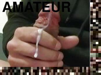 mastürbasyon-masturbation, amatör, üstüneyüzüne-boşalma, kocaman-yarak, birdenbire, meni, tek-kişilik, yarak