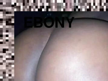 Ebony bbw bouncin on my face