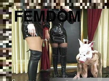 pisser, amateur, pornstar, fétiche, latex, humiliation, domination, brunette, bottes, femme-dominatrice