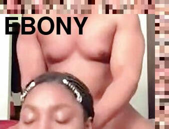 Freaky ebony Got Nutted on three times