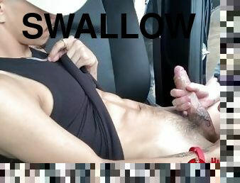 Swallow My Cum! Public Suck! Caught stepbro Job