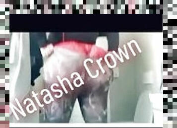 Natasha Crown - Squezzing into too small pants!