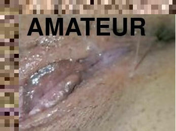masturbacija, pička-pussy, amaterski, usko, sami