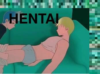 gay, anime, hentai, gay-joven, ropa-interior