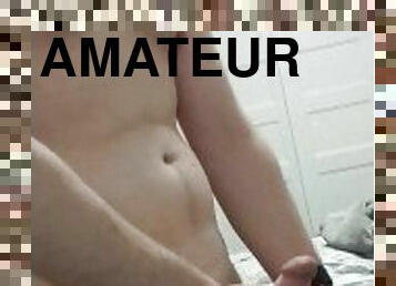 masturbation, amateur, ejaculation-sur-le-corps, énorme-bite, ados, branlette, secousses, collège, solo, bite