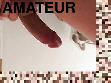 masturbation, amateur, ejaculation-sur-le-corps, énorme-bite, gay, cam, voyeur, point-de-vue, ejaculation, fétiche