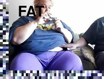 Fat retarded cunt sow does hand job head and bonus