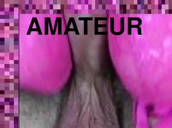 gigantisk, masturbation, amatör, cumshot, gigantisk-kuk, avrunkning, juckande, flickvän, sprut, ensam