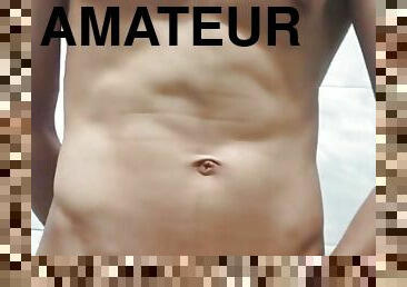 asiatique, baignade, masturbation, maigre, amateur, énorme-bite, gay, branlette, jeune-18, solo