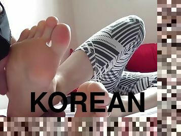 pieds, coréen