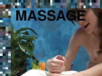 Hot girl is giving massages