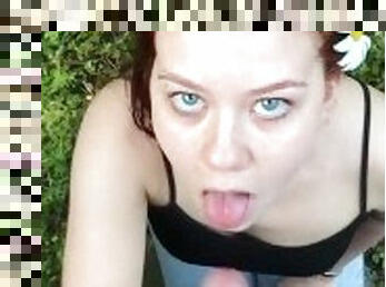 Blowjob in the Forest POV