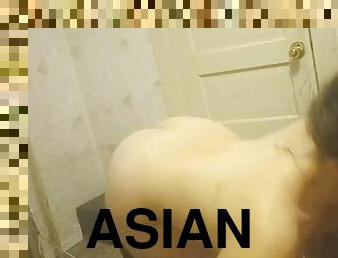 asiatique, cul, amateur, fellation, ados, brunette, ados-asiatique, bite, sucer