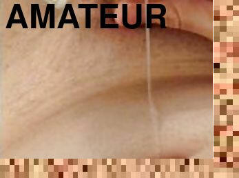 énorme, masturbation, giclée, amateur, ejaculation-sur-le-corps, branlette, point-de-vue, ejaculation, solo