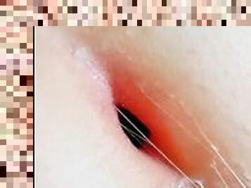 Girl's loose hole gets fisted  and gapes
