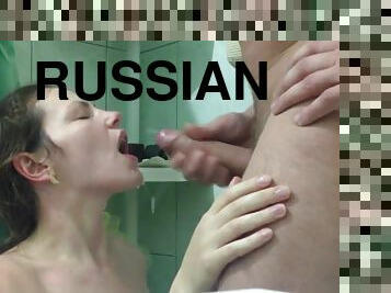 Russian girls facial compilation