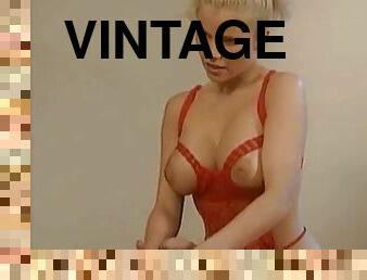 fellation, vintage, blonde