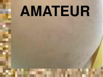 masturbation, amateur, anal, jouet, belle-femme-ronde, gode, solo, trou-du-cul