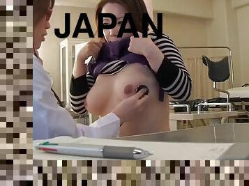 gros-nichons, gode-ceinture, lesbienne, jouet, japonais, cam, voyeur, hôpital