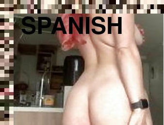 JOI en Español con una gringa rubia