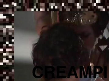 orgie, ældre-dato, creampie