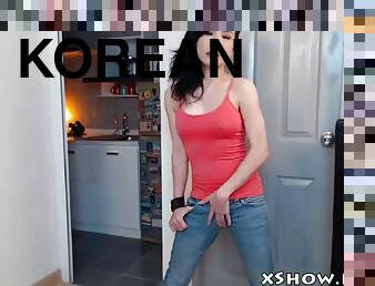 Horny korean teen camshow orgasm
